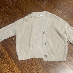 Vintage knitted button up